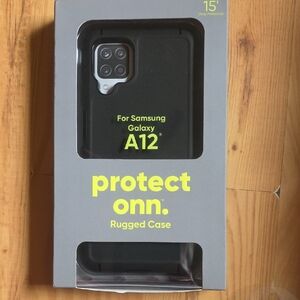 On Running Black Rugged Case for Samsung Galaxy A12